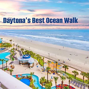 2 Bedroom Direct Oceanfront Wyndham Ocean Walk - Daytona Funland 1601 Apartment